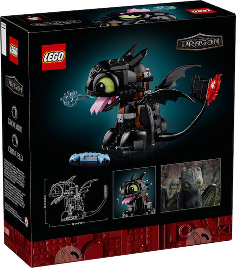 LEGO Icons How to Train Your Dragon: Toothless pentru 18+ Ani