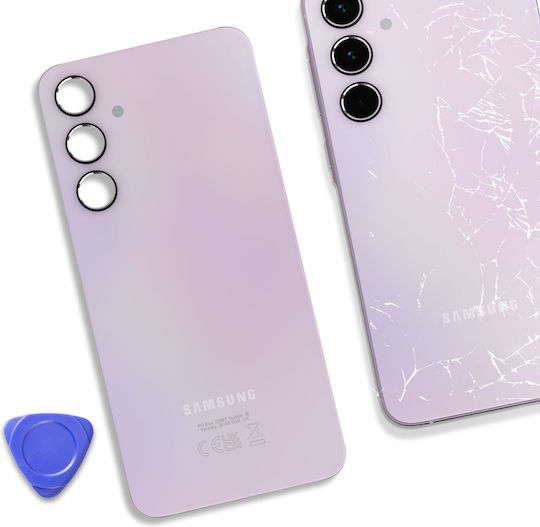 Clappio Replacement Back Cover Samsung Galaxy A35 Purple