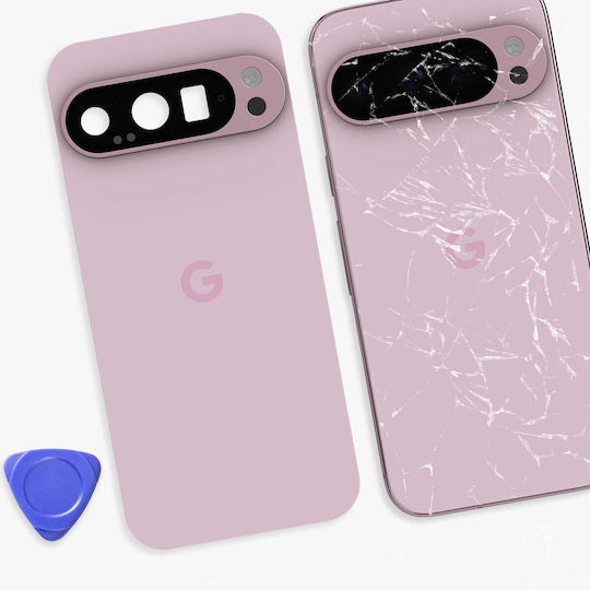 Google Rear Window Google Pixel 9 Pro Original Service Pack Rosa