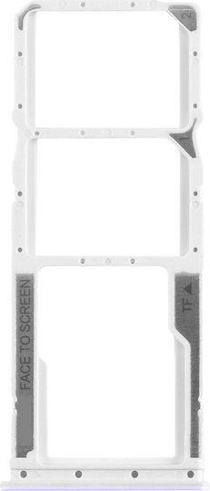 Clappio SIM Card Tray Xiaomi Redmi 12C Двойна Нано SIM Микро-SD Лилава