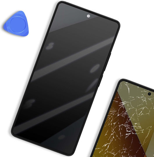 Xiaomi Комплектен Екран Xiaomi Redmi Note 13 5G LCD Сензорен Механизъм С Подрамка Бял