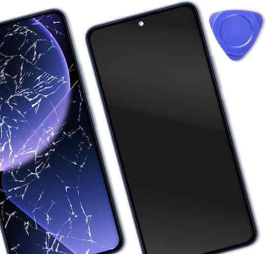 Xiaomi Екран + Подрамка Xiaomi 13T 13T Pro Оригинален Сервизен Пакет Светлосин