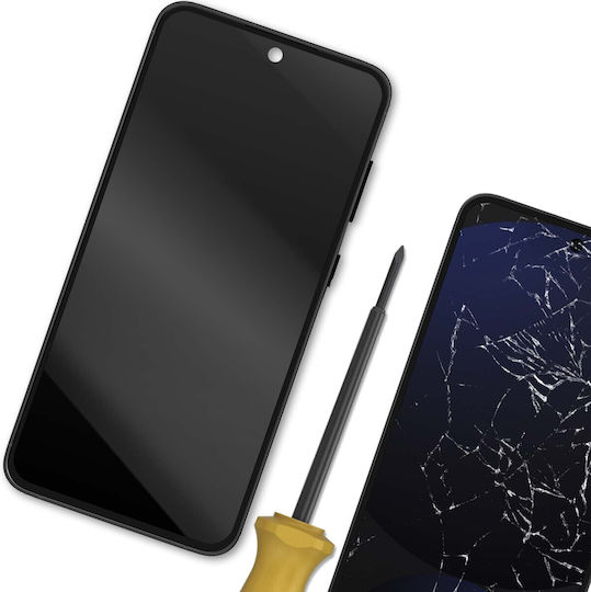 Samsung Screen Samsung S24 Fe Lcd + Touch Panel + Original Chassis Black
