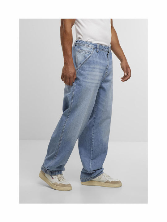 Men's Jeans Pants with Loose Fit Light Blue