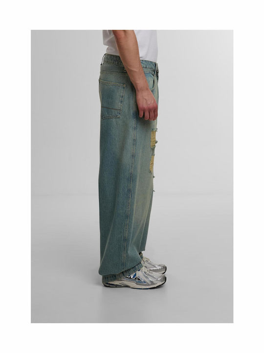 Ανδρικό Παντελόνι Τζιν με Loose Εφαρμογή Vintage Blue