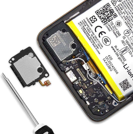 Clappio Replacement External Speaker Motorola Edge 50 Neo Black