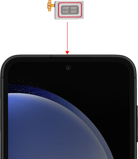 Difuzor Intern Clappio Samsung Galaxy S23 FE Negru