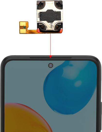 Clappio Вграден Говорител Xiaomi Redmi Note 11 4G Черен