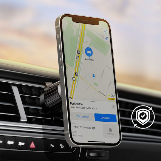 Linq Стойка за Автомобил MagSafe Фиксация За Вентилационна Решетка Компактна Черна