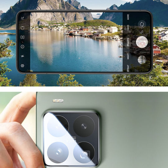 Avizar Протектор За Камера Xiaomi 15 Pro Закалено Стъкло 9h Устойчиво На Драскотини Прозрачно