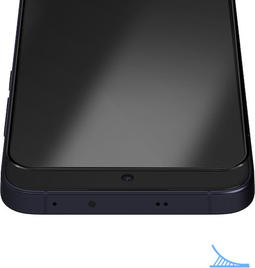 Avizar Gehärtetes Glas Oppo Reno 13 Härte 9h Klebefläche Schwarz