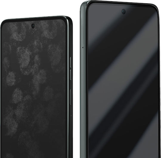 Avizar Tempered Glass Motorola Moto G56 Negru Bevelat Rezistent La Zgârieturi