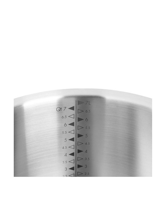 Woll Concept Tiefer Edelstahl-Topf 7.6Es / 24cm