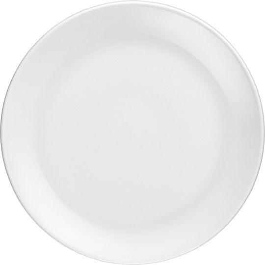 XM-Casa Dot Plate Shallow made of Porcelain White with Diameter 23cm