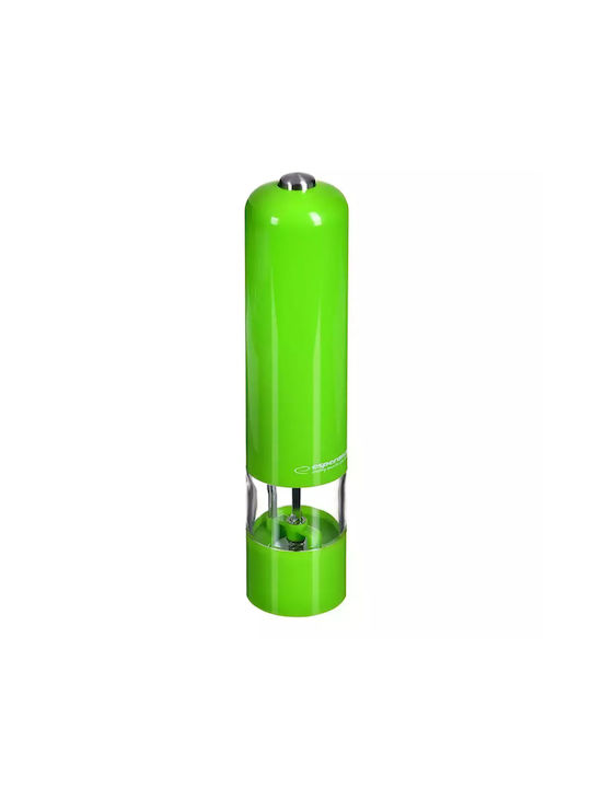 Esperanza Malabara Electric Set Spice Mills made of Plastic in Green Color 23cm 1pcs