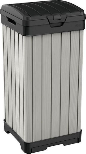 Keter Waste Bin Waste Plastic Gray 125lt 1pcs