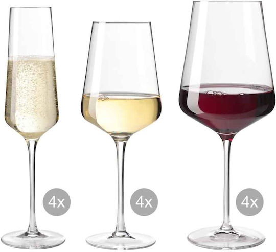 Leonardo Leonardo Set Brillen Rotwein Kelp Kelch Glas 12Stücke