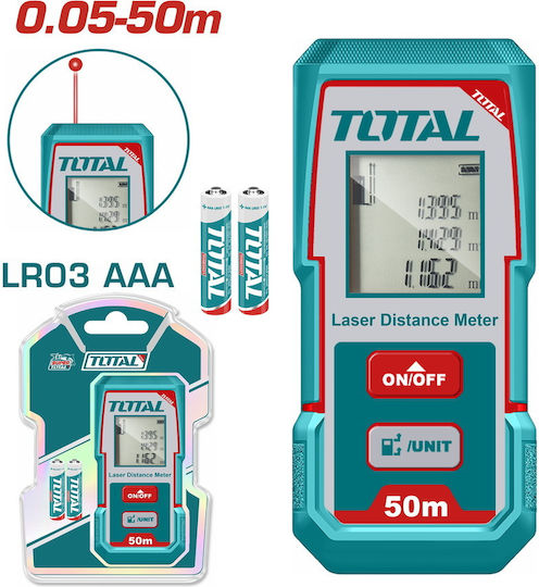 Total Laser Distance Meter TMT55016 with Range up to 50m