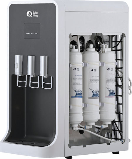 QWaterFilters RO QSTR-766 Tap Water / Network Desktop Water Cooler with Cold Water Flow 2lt/h