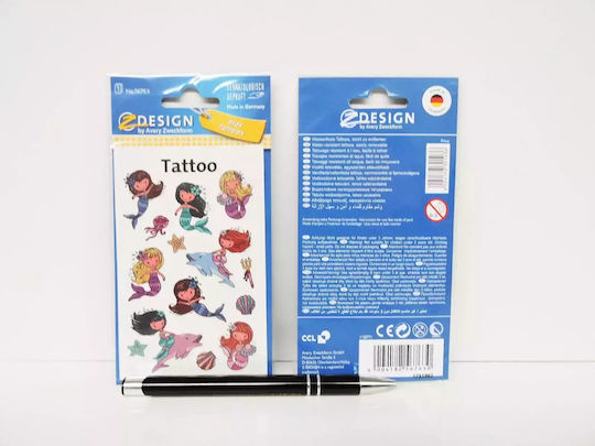 Avery Mermaid Kinder Tattoos