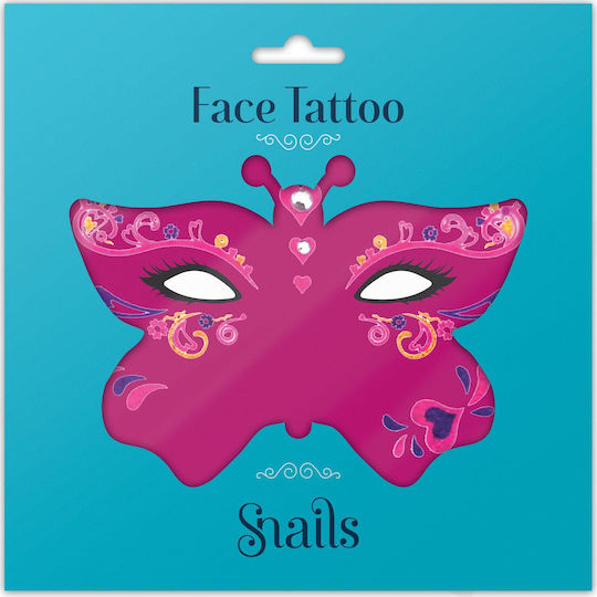 Snails Face Tatoo Kids Tattoos