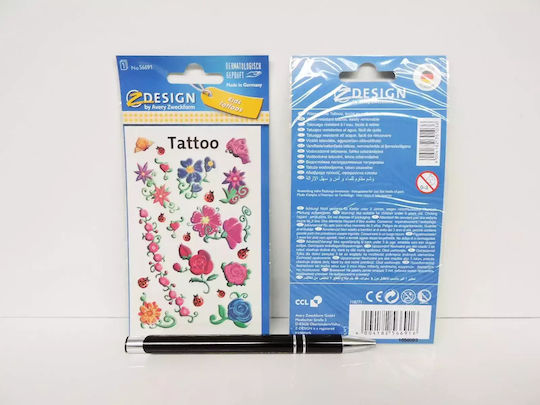 Avery Flowers Kinder Tattoos