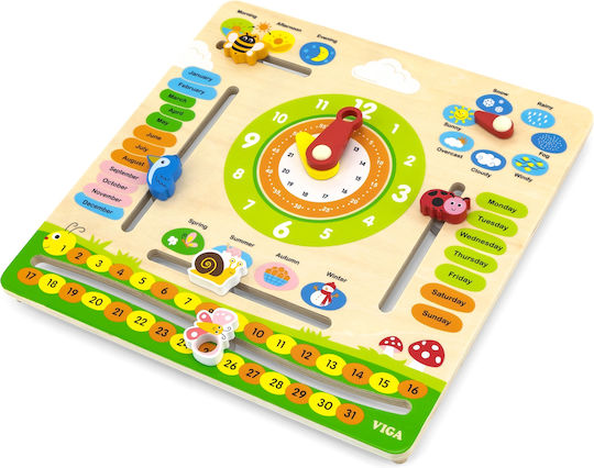 Viga Clock Calendar