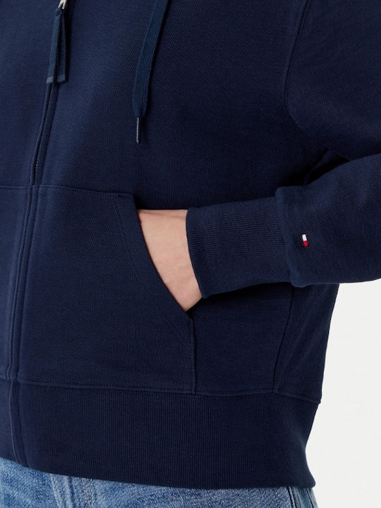 Γυναικεία Ζακέτα Φούτερ με Κουκούλα Dark Night Navy, Μπλε Navy