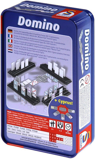 Επιτραπέζιο Παιχνίδι Domino για 1-4 Παίκτες 6+ Ετών (EN) Schmidt Spiele