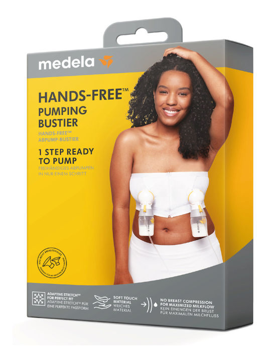 Medela Maternity & Nursing Sports Bra with Clips Black