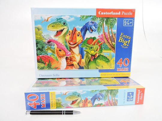 Castorland Динозаври Селфи Пъзел 40 Макси Части B-40391