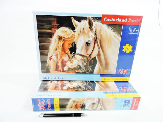 Kids Puzzle Friend Horse for 7+ years+ Years 200pcs Castorland
