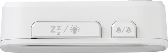 Sencor Tabletop Digital Clock LCD with Alarm Clock White SDC 2200 W