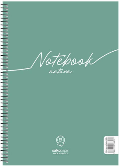 Salko Paper Spiral Notebook A4 Ruled 4 Items Multicolour BLUE