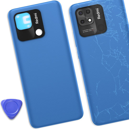 Clappio Replacement Battery Cover Xiaomi Redmi 10c Blue