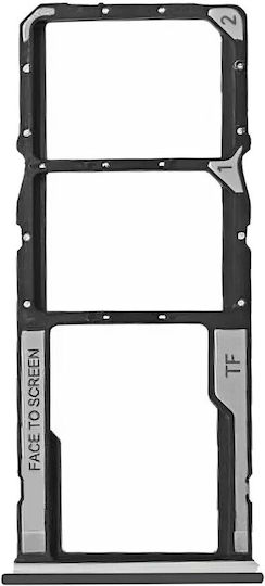 Clappio SIM Card Tray Xiaomi Redmi Note 12S Nano SIM Slot Черен