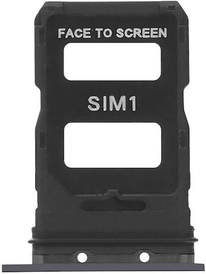 Clappio SIM/SD-Kartenhalter Xiaomi 13 Pro Nano SIM Slot Schwarz