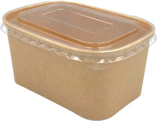 Kraft Σετ 50 Χάρτινα Κουτιά Σαλάτας Kraft