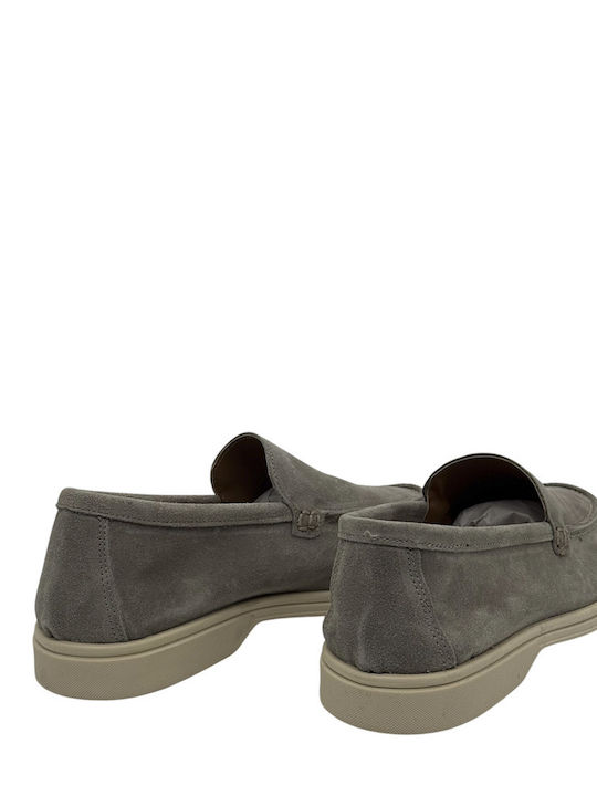 Loafers Leder Herren Freizeitschuhe Gray