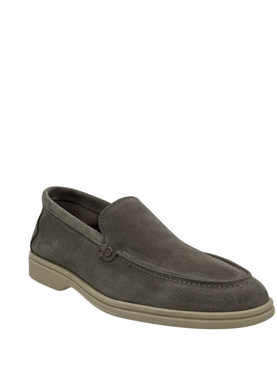 Loafers Leder Herren Freizeitschuhe Gray