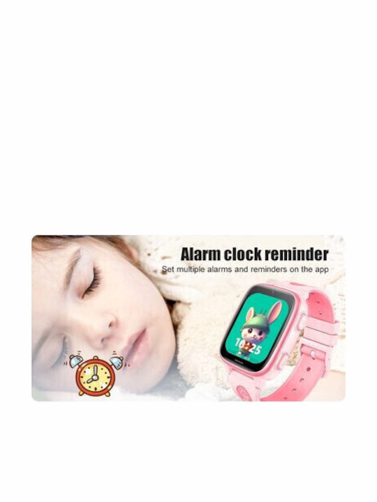 INTIME Kids Digital Watch with GPS and Rubber/Plastic Strap Black