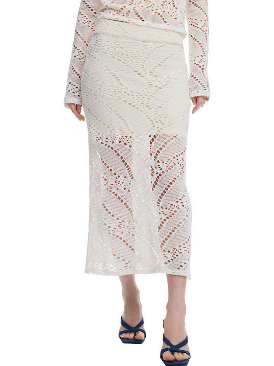 Woolf Skirt White