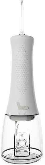 Lafe Water Flosser 300ml Rechargeable & Waterproof White