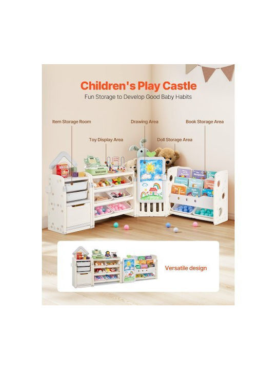 Kids Plastic Cabinet Beige