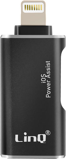 Linq Otg Usb Usb C Към Apple Lightning Адаптер Черен