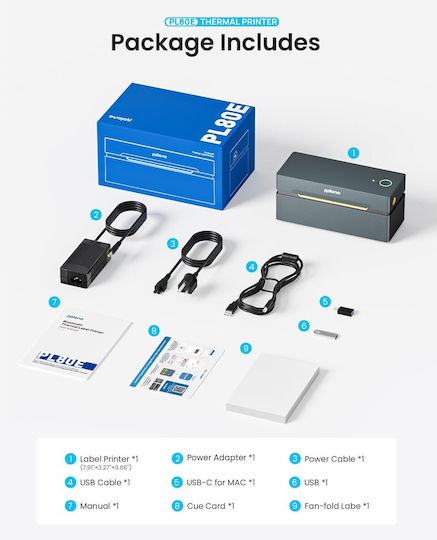 Принтер за етикети Bluetooth 230 dpi