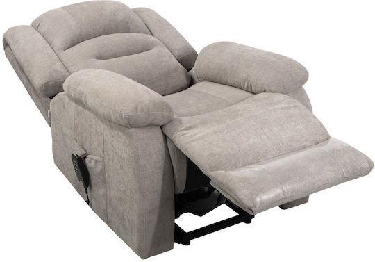 Relax with Footstool Cloud Ii 50x54x67cm Ecru Relax with Footstool Cloud Ii 50x54x67cm Ecru