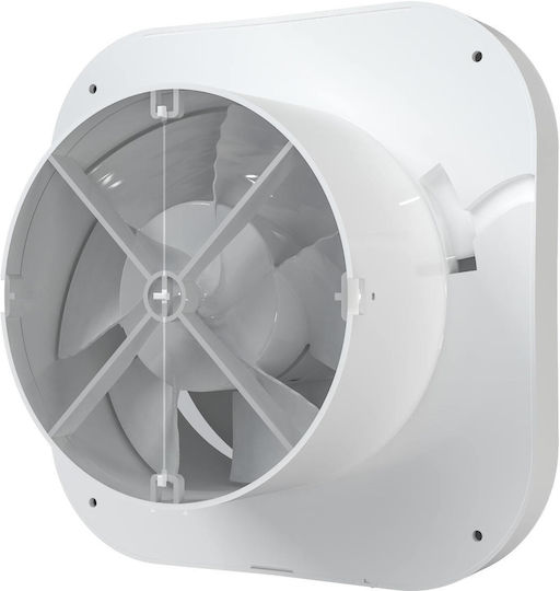 Fan Venteurope De perete Ventilator de Baie 100mm Alb