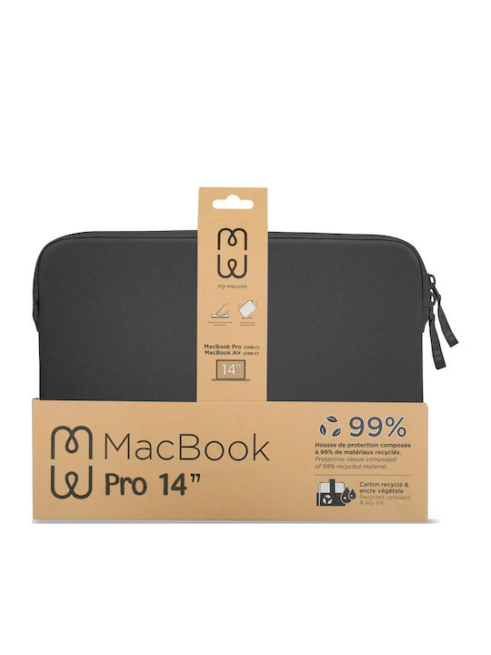 Mw Husă Macbook Pro 14 În Spumă Ecologică Basics ²life Neagră