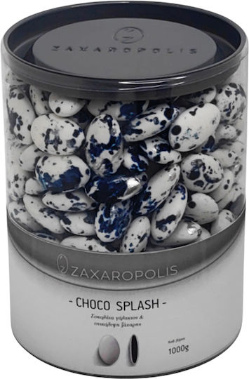 Zaxaropolis Κουφέτα Choco Splash în Formă Clasic cu Aromă de Ciocolata Albastru marin 1000gr